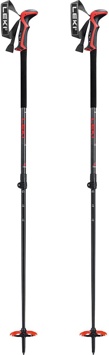 Aluminum Adjustable Lightweight Ski Poles for Backcountry Skiing & Snowboarding