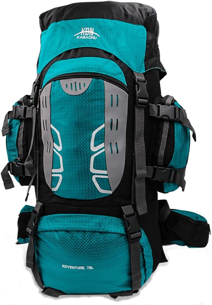 75L Large Hiking Backpack Outdoor Sports Water-Resistant Travel Daypack Mountaineering Climbing Trekking Camping Rucksack