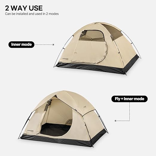 Tents for Camping 2/4/6 Person Camping Dome Tent, Easy to Set Up, Lightweight Camping Tent, Portable Camping Tent for Outdoor and Backpacking Sundome Tent