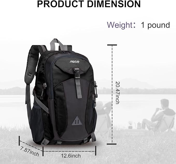 Hiking Backpack,40L Waterproof Lightweight Backpack for Hiking Camping Outdoor Sports,Travel Daypack Men Women