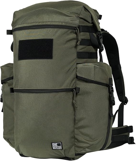 45L Men's Backpack, Hiking Backpack for Bushcraft Camping Hiking Backpacking Outdoors