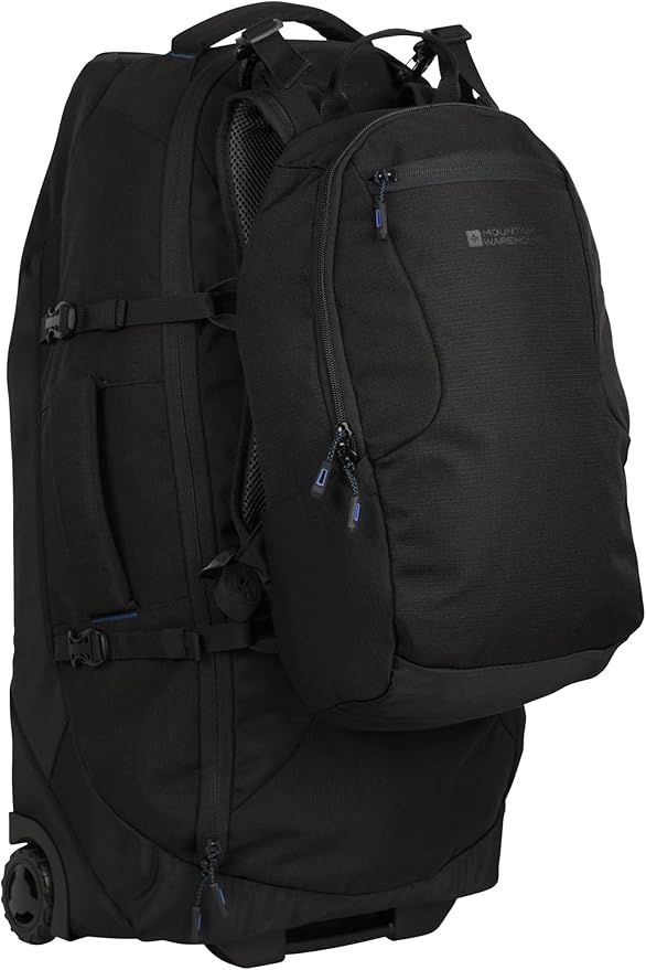 50 + 20 Litre Rucksack - Padded Airmesh Back Daypack with Lockable Zips & Adjustable Straps - All Season Camping, Outdoors & Trekking