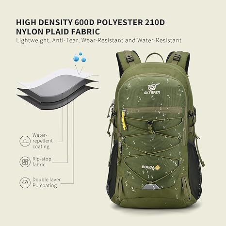 Hiking Backpack for Men Women, 35L Travel Backpack Waterproof Camping Backpack Outdoor Lightweight Daypack