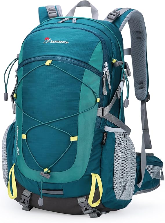 40L Hiking Backpacks Trekking Rucksack with Rain Cover Light Daypacks for Travel Camping Climbing Mountaineer Outdoor Sport