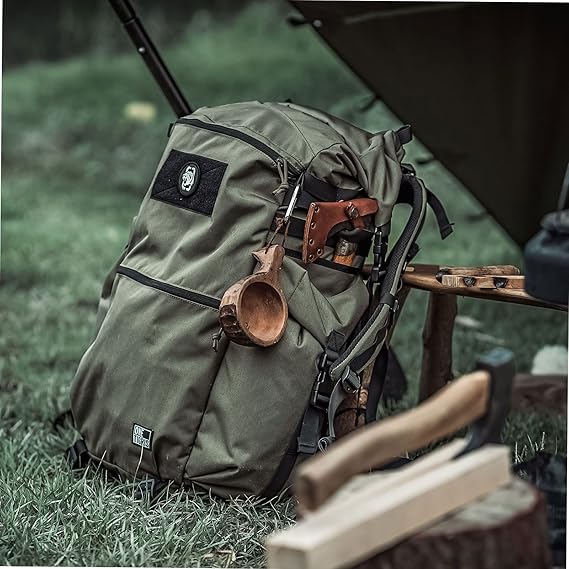 45L Men's Backpack, Hiking Backpack for Bushcraft Camping Hiking Backpacking Outdoors