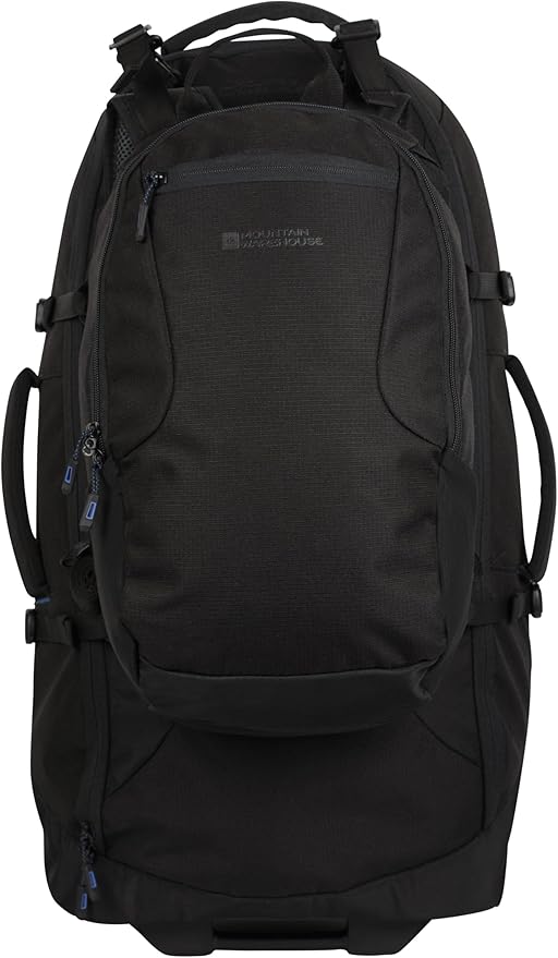 50 + 20 Litre Rucksack - Padded Airmesh Back Daypack with Lockable Zips & Adjustable Straps - All Season Camping, Outdoors & Trekking