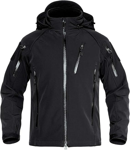 Men's Special Ops Military Jacket Water Resistant Windproof Tactical Winter Zip Up Rain Coat Hunting Outdoors