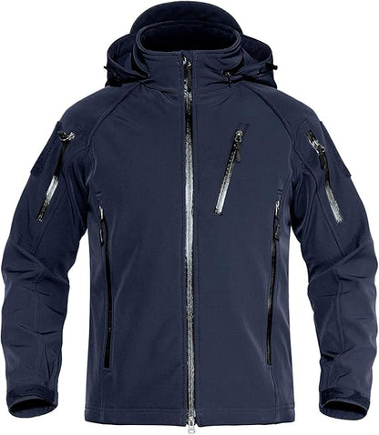 Men's Special Ops Military Jacket Water Resistant Windproof Tactical Winter Zip Up Rain Coat Hunting Outdoors