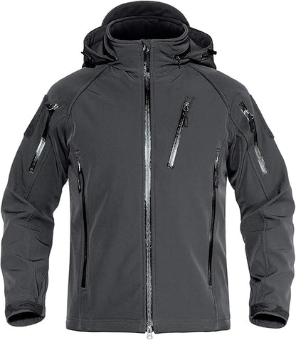 Men's Special Ops Military Jacket Water Resistant Windproof Tactical Winter Zip Up Rain Coat Hunting Outdoors