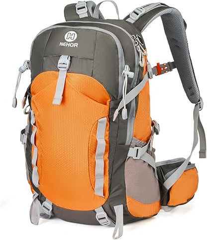 Hiking Backpack, 40L Lightweight Camping Backpack with Rain Cover, Water Resistant Large Hiking Bag Outdoor Travel Daypack for Men Women
