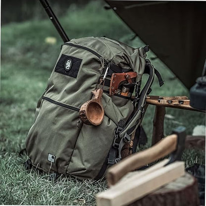 45L Men's Backpack, Hiking Backpack for Bushcraft Camping Hiking Backpacking Outdoors