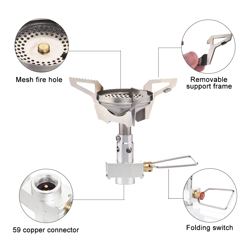 Camping Gas Burner Backpack Stove