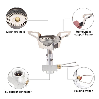 Camping Gas Burner Backpack Stove