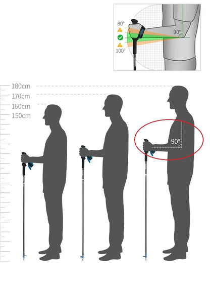 Carbon Fiber  Alpenstock Poles