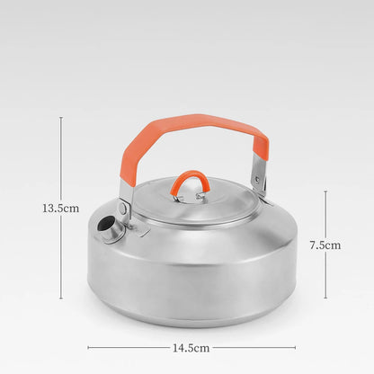 1 Liter Stainless Steel Camping Kettle