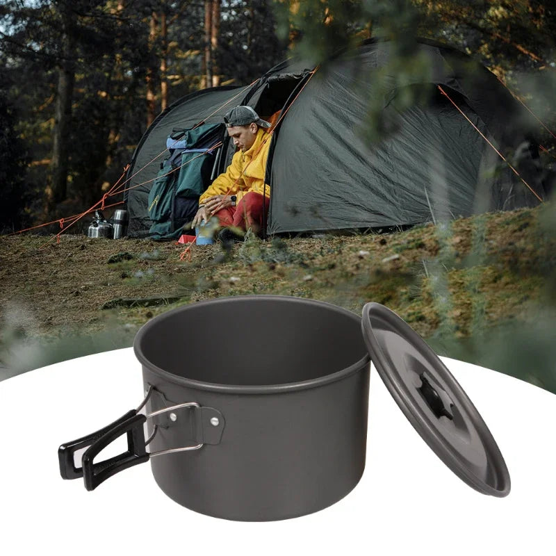 2L Outdoor Camping Cooking Pan