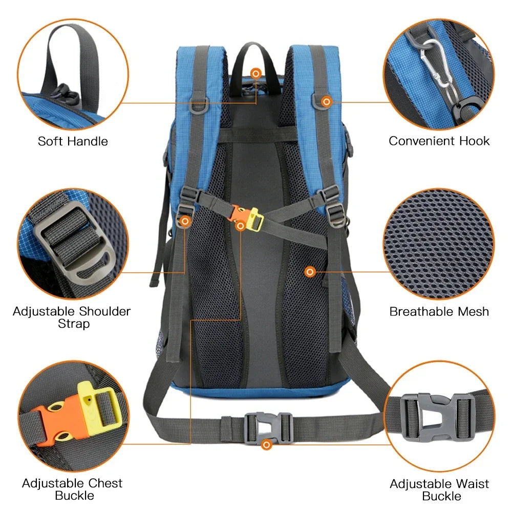 Waterproof Adult Climbing Backpack