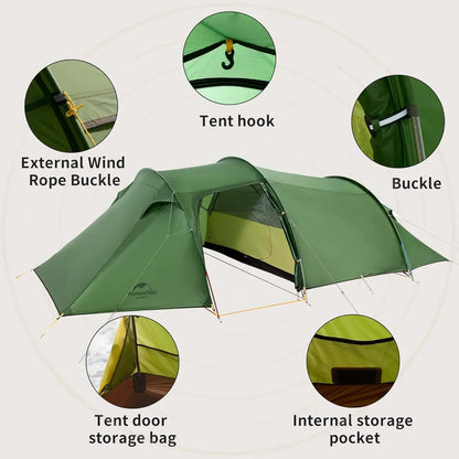 Opalus Tunnel Backpacking Tent