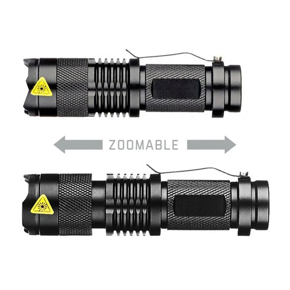 Powerful LED Pocket Waterproof Flashlight