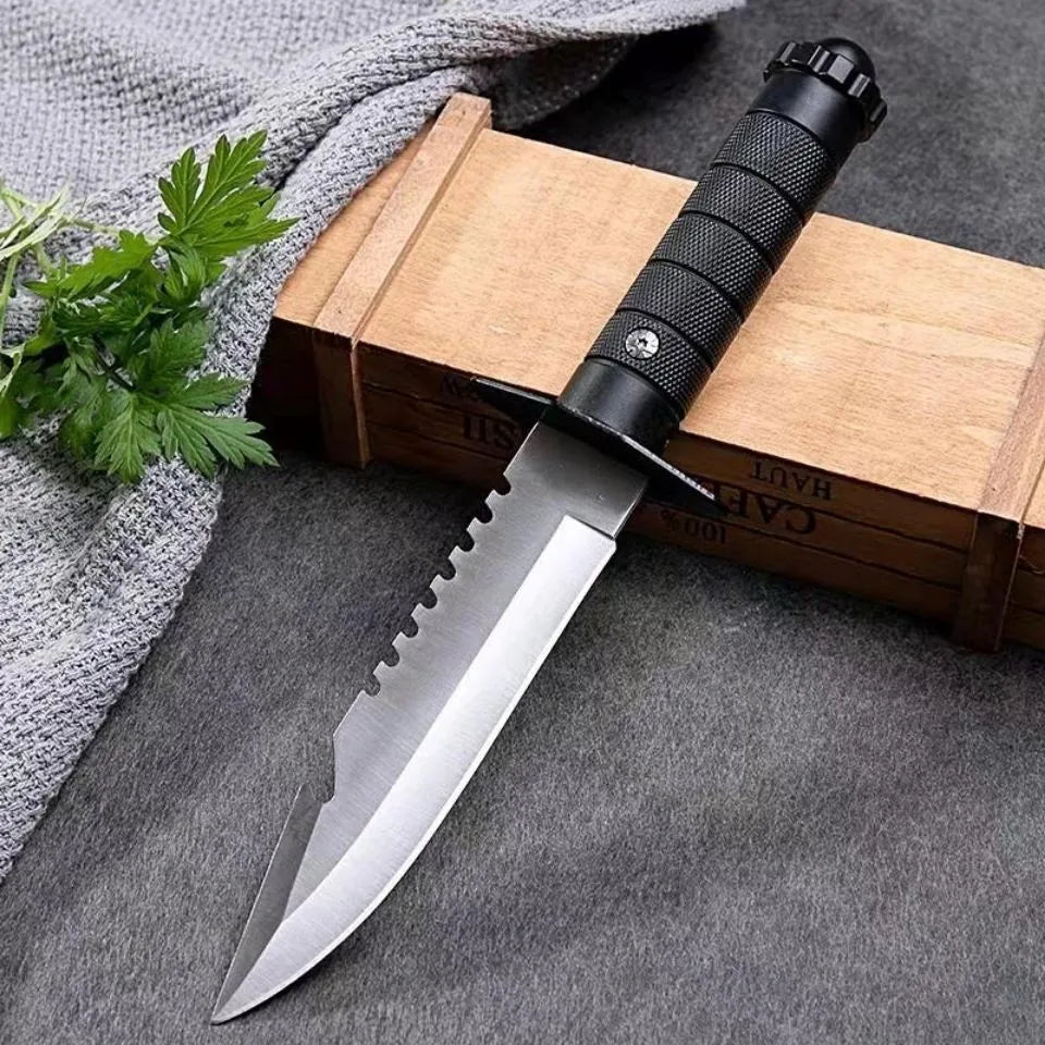 Steel Sanding Light Tactical Straight Knife