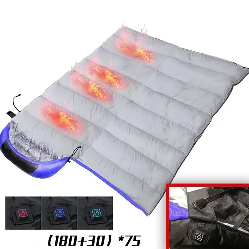 Heated Winter Camping Sleeping Bags