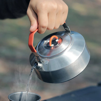 1 Liter Stainless Steel Camping Kettle